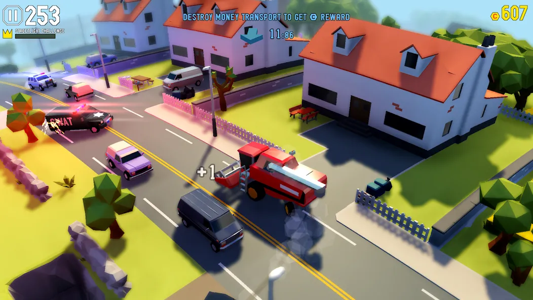 Reckless Getaway 2: Car Chase MOD APK на Android — Много денег — скриншот 2
