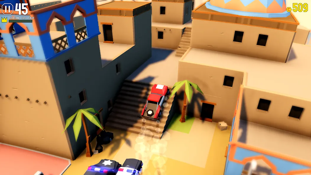 Reckless Getaway 2: Car Chase MOD APK на Android — Много денег — скриншот 3