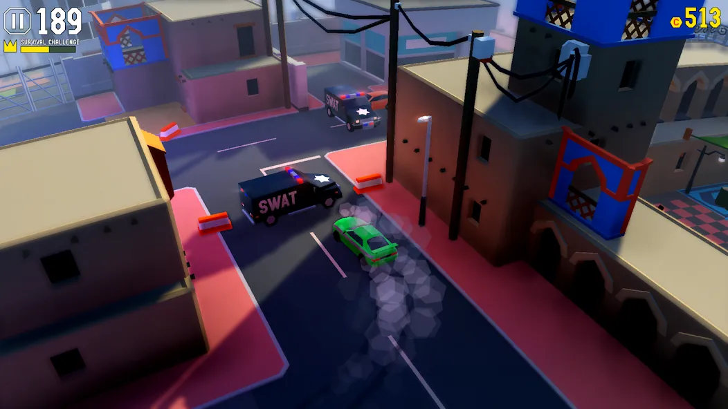 Reckless Getaway 2: Car Chase MOD APK на Android — Много денег — скриншот 5