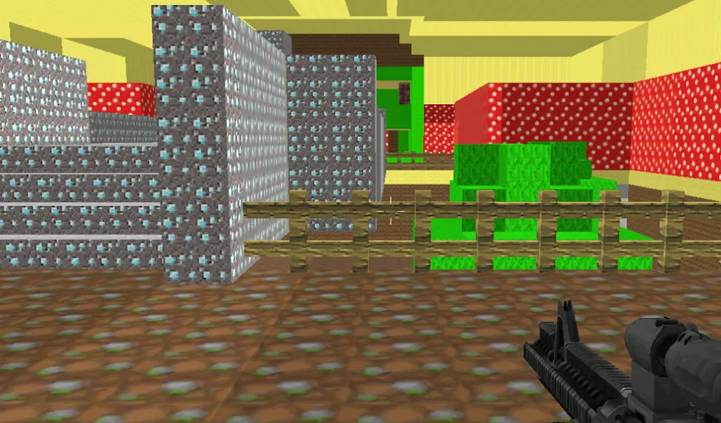 Pixel Combat: Battle Royale MOD APK на Android — Много денег — скриншот 1