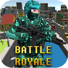 Pixel Combat: Battle Royale MOD APK на Android — Много денег