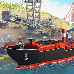 Скачать Port City: Ship Tycoon с модом — Много денег и золота