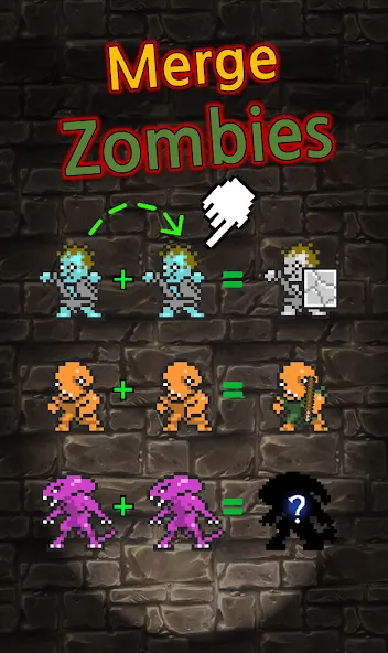 Скачать Grow Zombie VIP : Merge Zombie (Мод: Много денег) на Андроид — скриншот 1