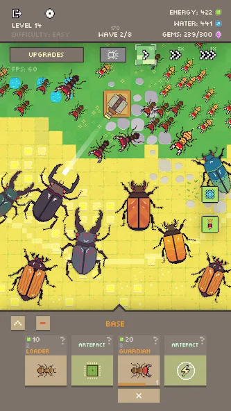 Ants vs Robots (Мод Много денег) — скриншот 1