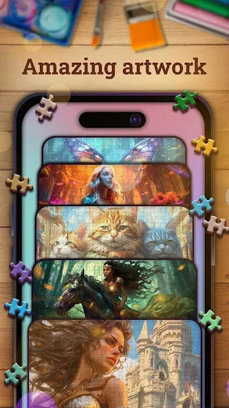 Jigsaw puzzles 2: Puzzle game (Мод Все пазлы разблокированы) — скриншот 2