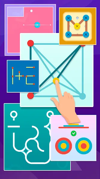 Скачать взломанную Puzzle Games Collection — Все уровни открыты — скриншот 1