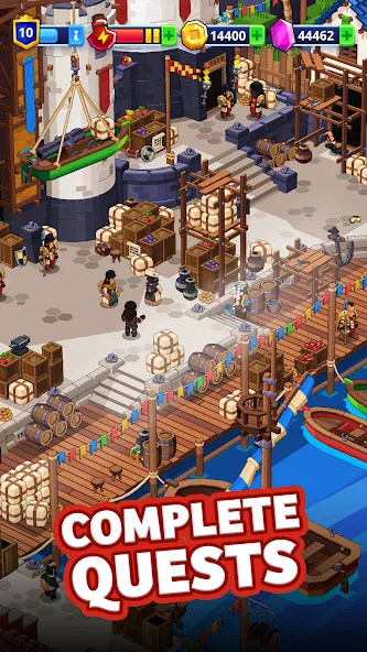 Скачать Medieval Merge: Epic Adventure на Андроид — Много денег и бесконечная энергия — скриншот 5