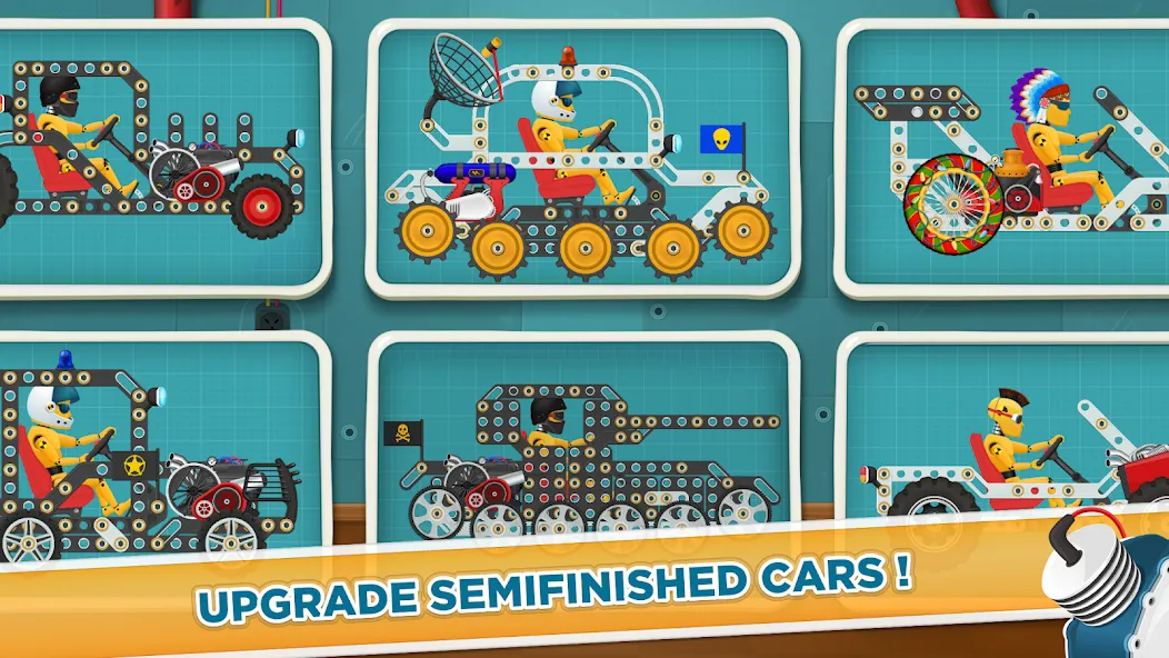 Скачать Car Builder & Racing for Kids — Все машины и без рекламы — скриншот 2