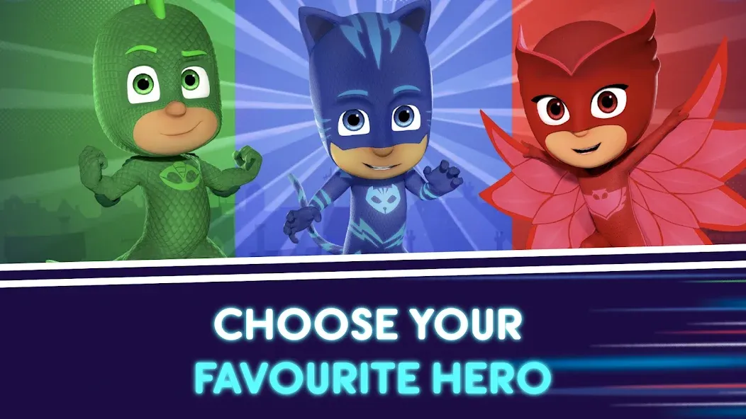 Скачать PJ Masks™: Moonlight Heroes MOD APK — Все персонажи разблокированы — скриншот 3