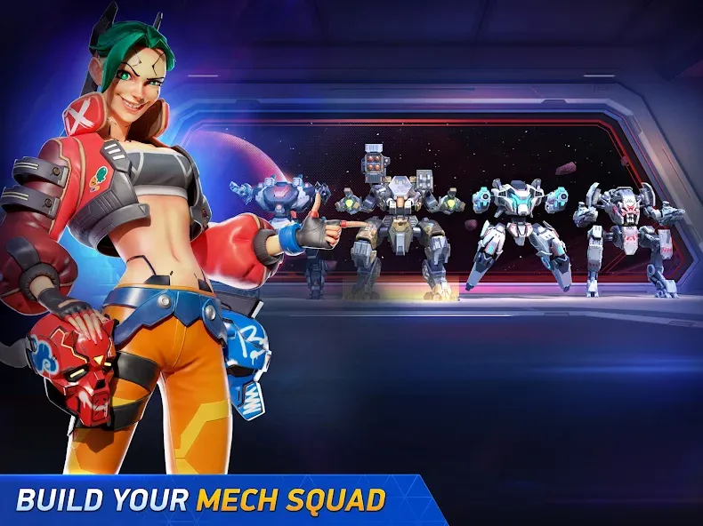 Mech Arena - Shooting Game Mod APK Много денег — Скачать на Андроид — скриншот 1