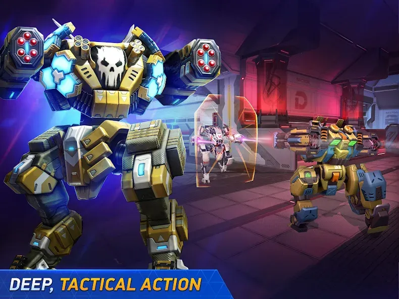 Mech Arena - Shooting Game Mod APK Много денег — Скачать на Андроид — скриншот 3