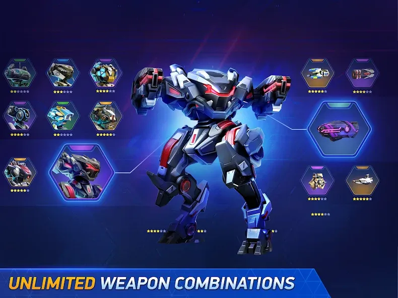 Mech Arena - Shooting Game Mod APK Много денег — Скачать на Андроид — скриншот 4