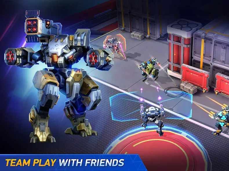 Mech Arena - Shooting Game Mod APK Много денег — Скачать на Андроид — скриншот 5