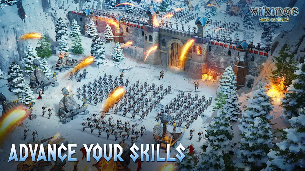 Vikings: War of Clans — Взломанная версия (Много золота и ресурсов) — скриншот 2