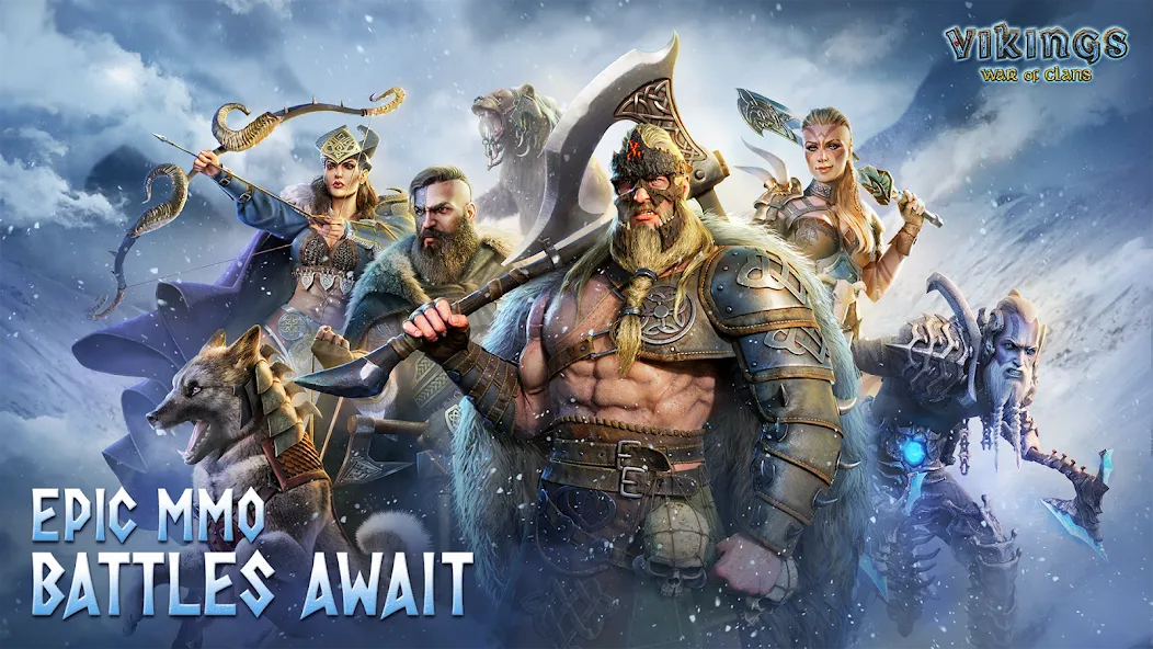 Vikings: War of Clans — Взломанная версия (Много золота и ресурсов) — скриншот 4