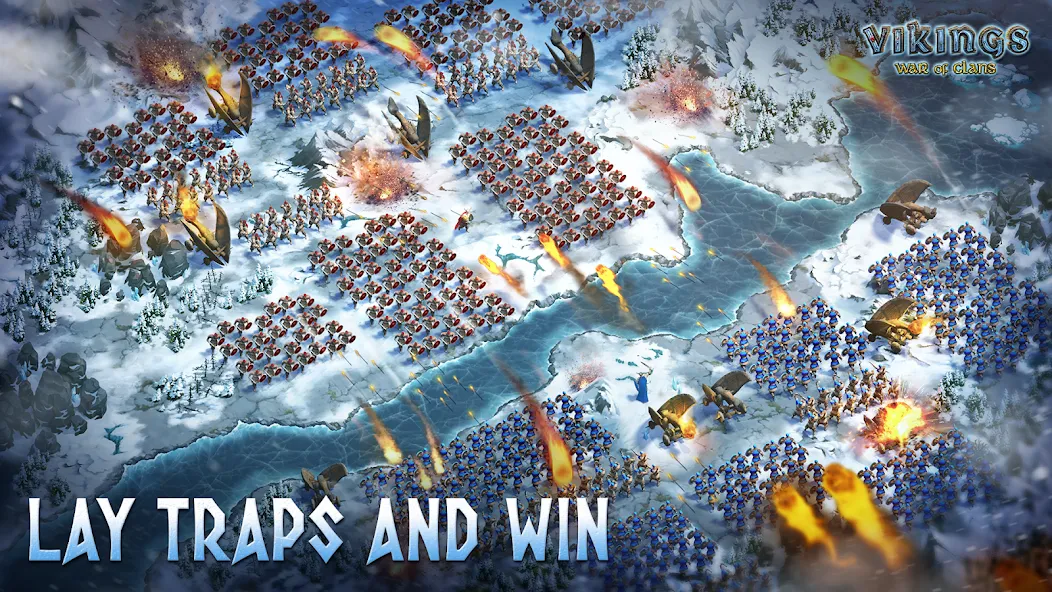 Vikings: War of Clans — Взломанная версия (Много золота и ресурсов) — скриншот 5