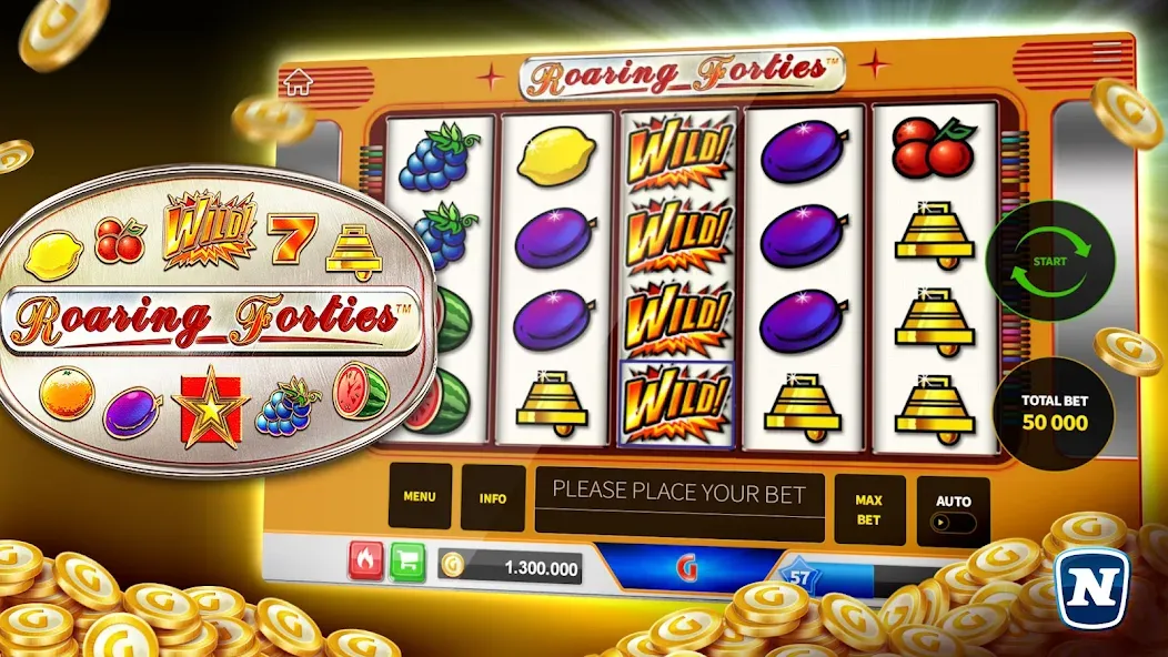 Скачать Gaminator Online Casino Slots (Мод: Много денег и бесплатных вращений) на Андроид — скриншот 5
