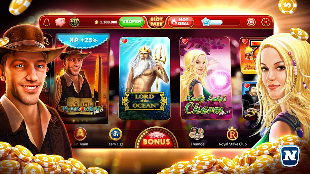 Скачать Slotpark - Online Casino Games на телефон — Взлом на бесконечные деньги и золото — скриншот 5