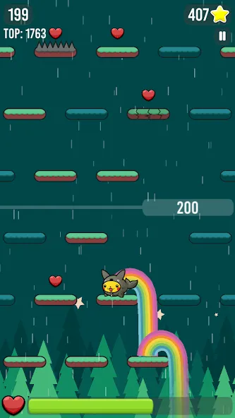 Happy Hop: Kawaii Jump — Много денег и без рекламы — скриншот 3