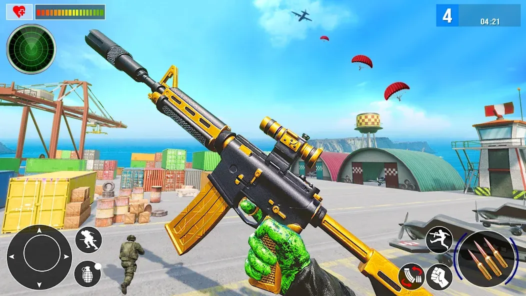 Real Commando Secret Mission MOD APK — Много денег — скриншот 2 Real Commando Secret Mission MOD APK — Много денег — скриншот 2