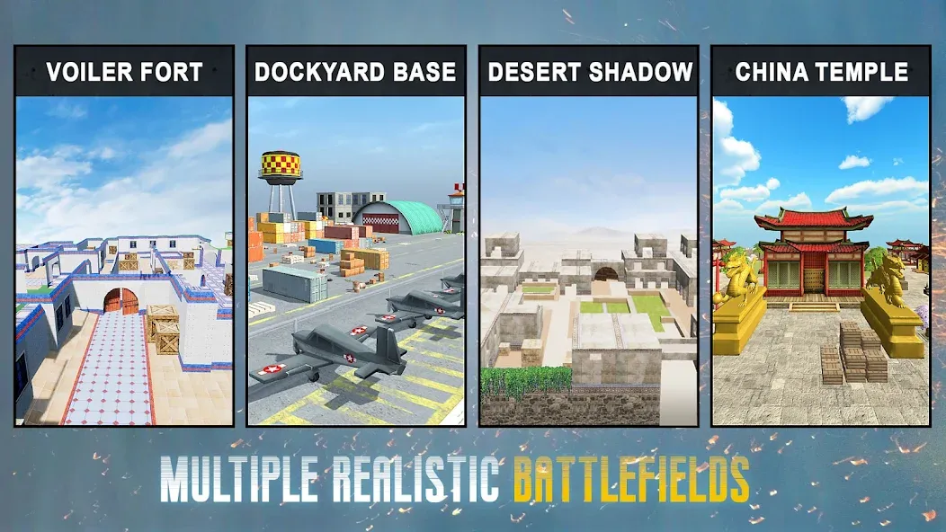 Real Commando Secret Mission MOD APK — Много денег — скриншот 5