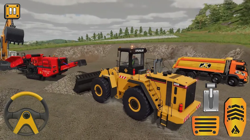 Скачать Construction City Simulator — Модификация Все машины открыты — скриншот 1