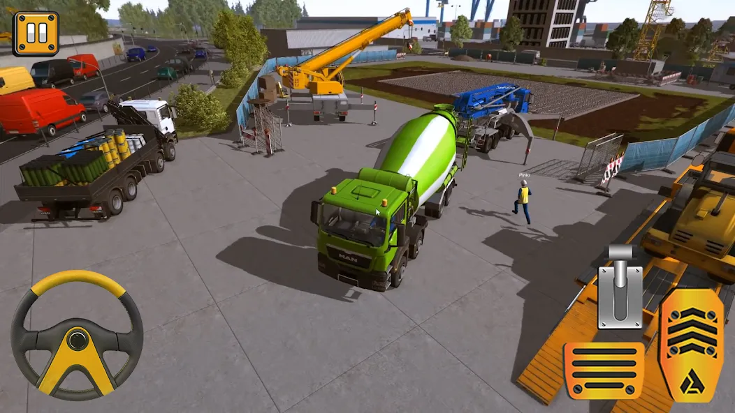 Скачать Construction City Simulator — Модификация Все машины открыты — скриншот 4