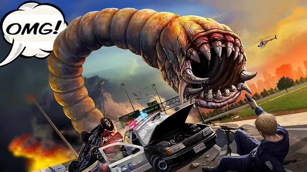 Взломанная Death Worm на Андроид — Много денег и бессмертие — скриншот 5