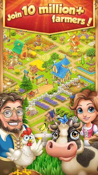 Взлом Village and Farm — Много денег и кристаллов — скриншот 1 Взлом Village and Farm — Много денег и кристаллов — скриншот 1