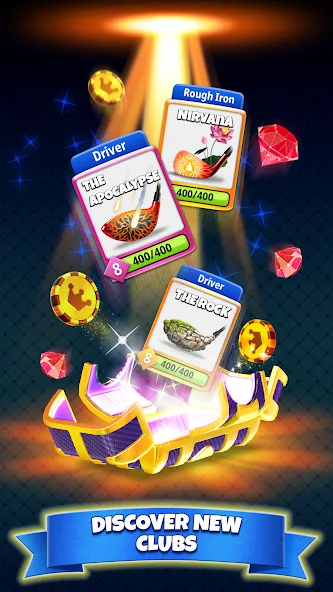 Golf Clash — Взломанная версия (Много денег и бесконечные шары) — скриншот 3 Golf Clash — Взломанная версия (Много денег и бесконечные шары) — скриншот 3