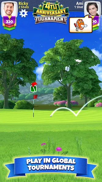 Golf Clash — Взломанная версия (Много денег и бесконечные шары) — скриншот 4 Golf Clash — Взломанная версия (Много денег и бесконечные шары) — скриншот 4