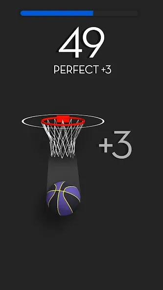 Скачать Dunk Stroke-3D Basketball на Android — Много денег — скриншот 2