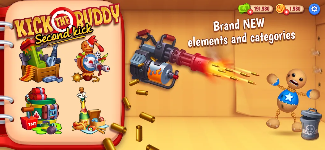 Kick the Buddy: Second Kick на Андроид — Много денег — скриншот 2 Kick the Buddy: Second Kick на Андроид — Много денег — скриншот 2