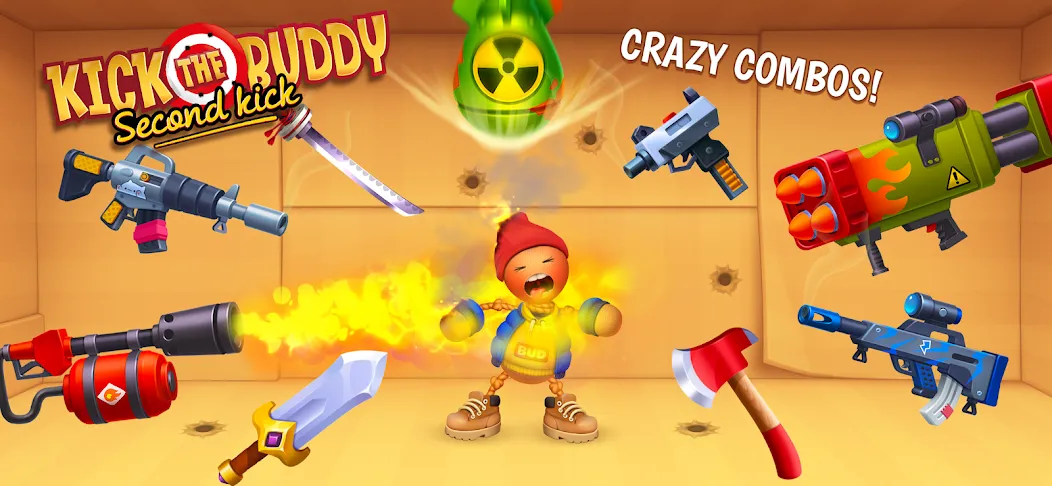 Kick the Buddy: Second Kick на Андроид — Много денег — скриншот 5