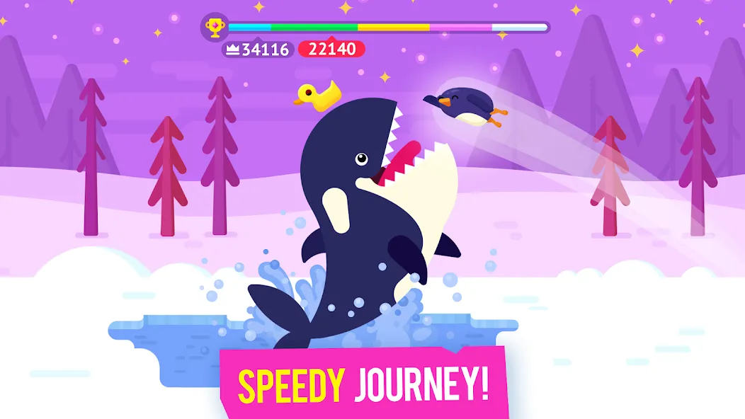 Bouncemasters: Penguin Games Mod APK Много денег и алмазов — Скачать на Андроид — скриншот 5
