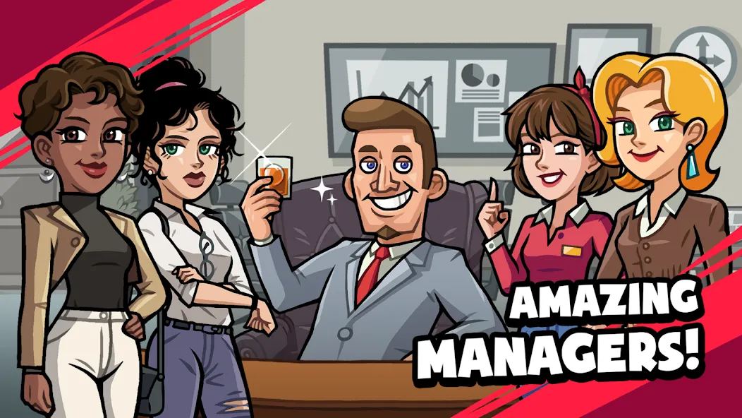 Взломанная Idle Billionaire Tycoon на Андроид — Много денег — скриншот 3