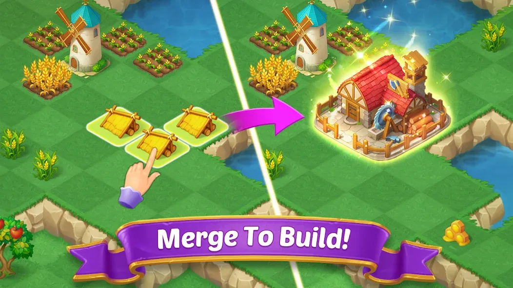 Скачать Merge Castle: Match 3 Puzzle на Андроид — Много денег — скриншот 3