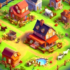 Взлом Country Valley Farming Game — Много денег и без рекламы