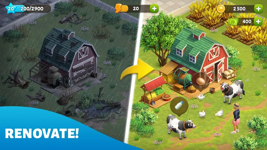 Spring Valley: Farm Game Mod APK Много денег и энергии — Скачать на Андроид — скриншот 2 Spring Valley: Farm Game Mod APK Много денег и энергии — Скачать на Андроид — скриншот 2