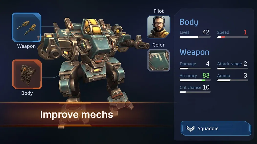 Concern: Mech Armored Front — Много денег и бессмертие — скриншот 3