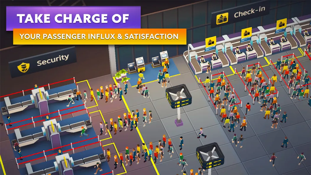 Скачать Airport Simulator: Tycoon Inc. на телефон — Много денег — скриншот 5
