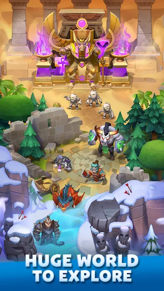 Puzzle Breakers: Champions War на Андроид — Бессмертие и много денег — скриншот 5