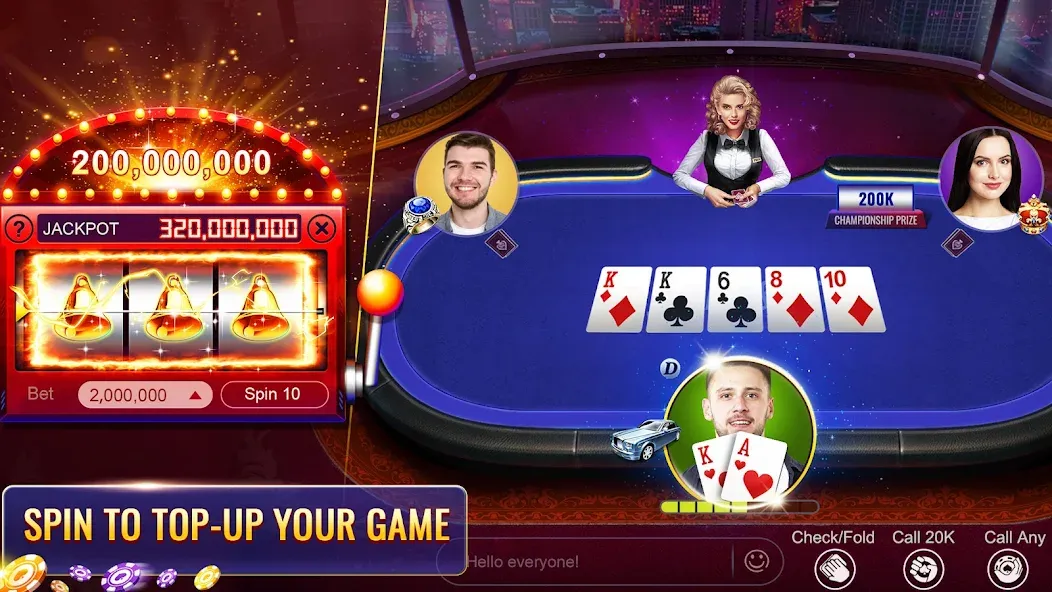 Скачать RallyAces Poker на Андроид — Много денег — скриншот 3