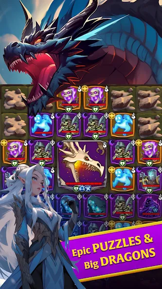 Скачать взломанную Friends & Dragons - Puzzle RPG — Много денег — скриншот 2 Скачать взломанную Friends & Dragons - Puzzle RPG — Много денег — скриншот 2