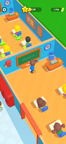 Скачать My Dream School Tycoon Games (Мод: Много денег) на Андроид — скриншот 1