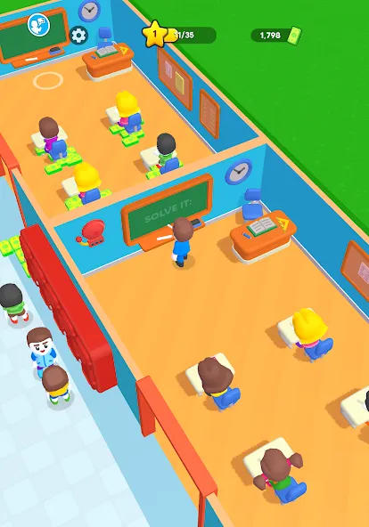 Скачать My Dream School Tycoon Games (Мод: Много денег) на Андроид — скриншот 5