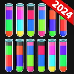 Color Water Sort Puzzle Games — Много денег и без рекламы