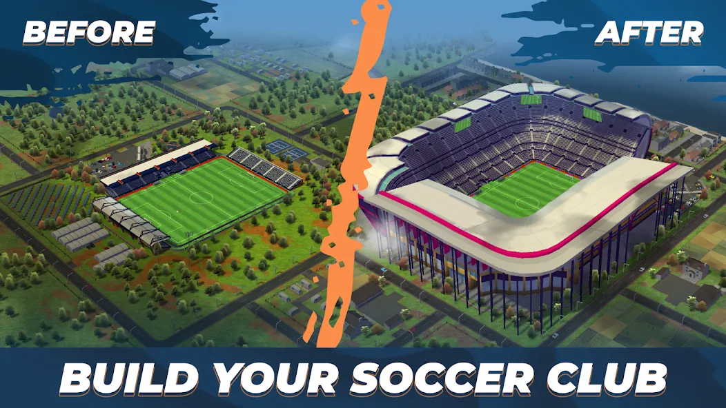 Скачать взлом Soccer - Matchday Manager 24 на Андроид — Много денег — скриншот 3 Скачать взлом Soccer - Matchday Manager 24 на Андроид — Много денег — скриншот 3