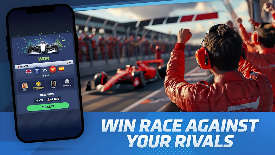 Взломанная Racing Rivals: Team Car Game на Андроид — Много денег — скриншот 5