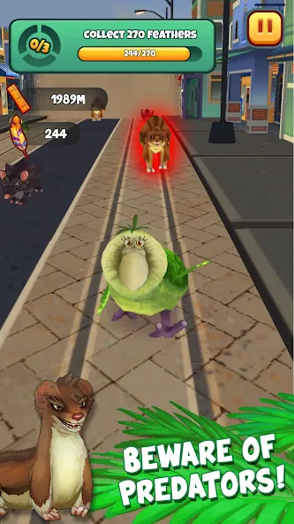 Скачать взломанную Kakapo Run: Animal Rescue Game — Много денег и кристаллов — скриншот 2 Скачать взломанную Kakapo Run: Animal Rescue Game — Много денег и кристаллов — скриншот 2